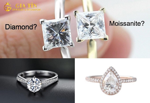 Moissanite và Diamond