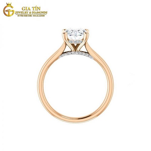 Nhẫn nữ Vàng Ý nhập khẩu 18k NU003