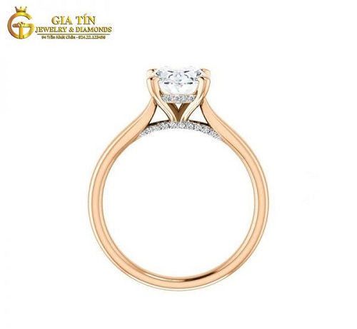Nhẫn nữ Vàng Ý nhập khẩu 18k NU003
